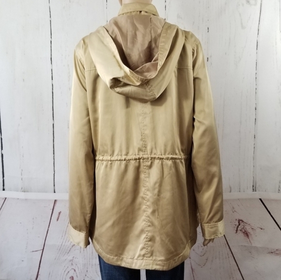 MICHAEL MICHEAL KORS Khaki Light Cinchwaist Jacket - Picture 5 of 8